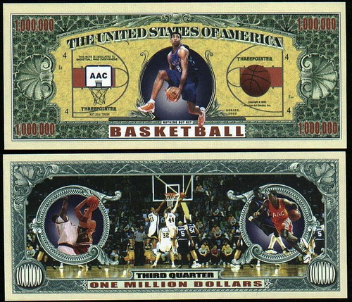 BASKETBALL BILLET 1 MILLION