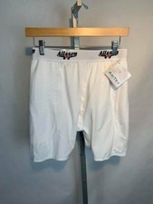 NWT Alleson Athletic White Aritex Sliding Shorts Women's Free US Shipping G20 