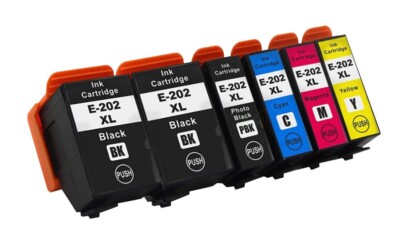 6 Tintenpatronen, zur Verwendung mit Epson Expression XP-6000 XP-6005 XP-6001 XP-6005