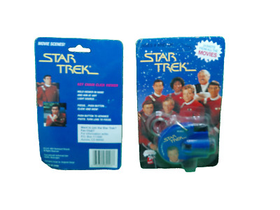 Star Trek original Spock Kirk 1993 key chain click viewer NOS unopened