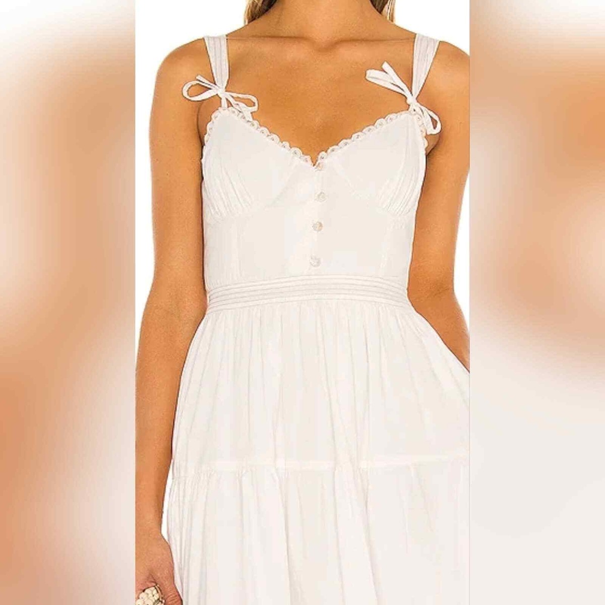 summer dress midi with sleeves FARES Shirred Waist Maxi Dress – Summer Blooms
