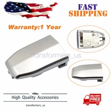 NEW Fit For 2015-2019 Cadillac Escalade Front Door Handle Lock Cylinder Cover