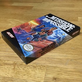 Mission: Impossible Nintendo NES Video Game Cartridge & Sleeve Tested Working