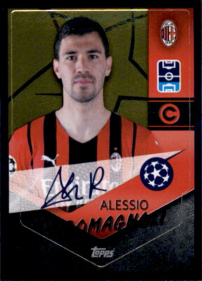 Topps Champions League 2021/22 Sticker 199 - Alessio Romagnoli - Captain Milan