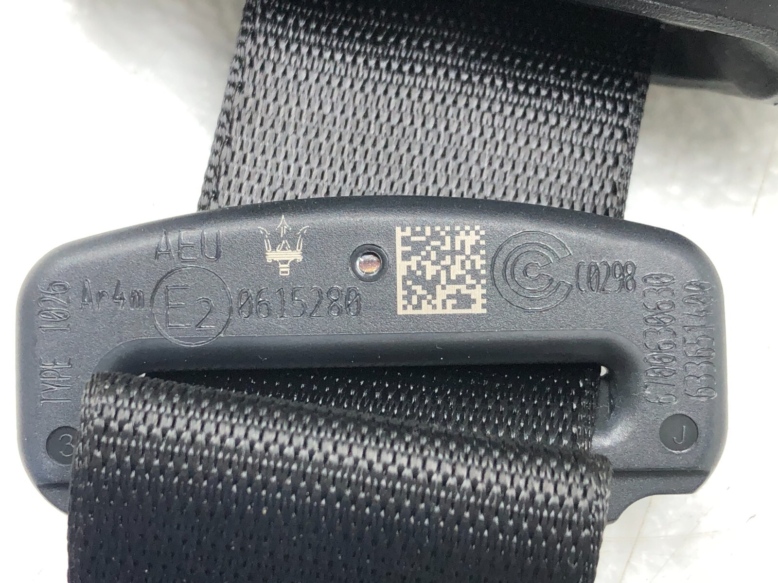 2017-2020 MASERATI LEVANTE LEFT DRIVER REAR SEAT BELT RETRACTOR W/ BUCKLE OEM