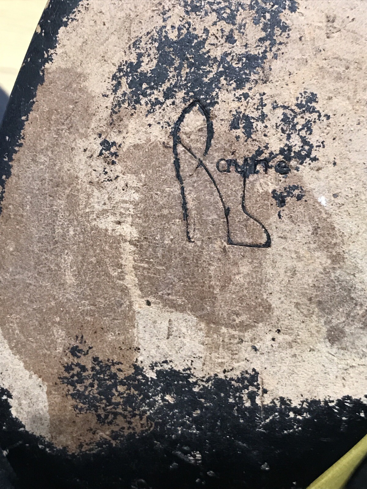 Vintage 1980s Yellow Leather Heels by Rayne, Size 8 - UK 5.5 8