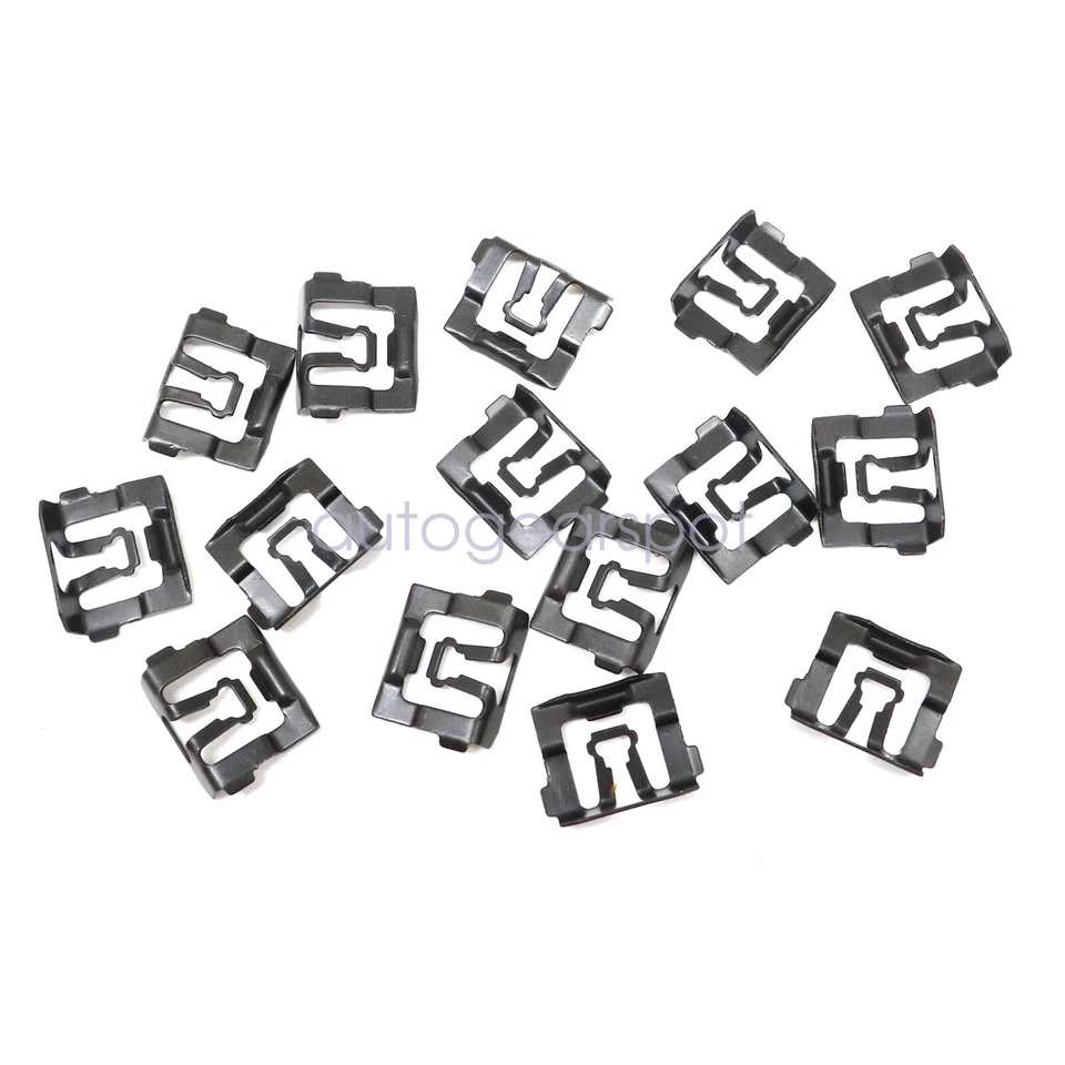 Front Windshield Rear Window Reveal Trim Molding Clips Fit Chrysler Dodge 15Pcs - Image 2 of 4