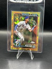 2024 topps chrome sapphire baseball Cristian Pache Gold /50