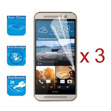 Per HTC One M9 M 9 LCD Protezione Schermo Cover Pellicola Protettiva x 5