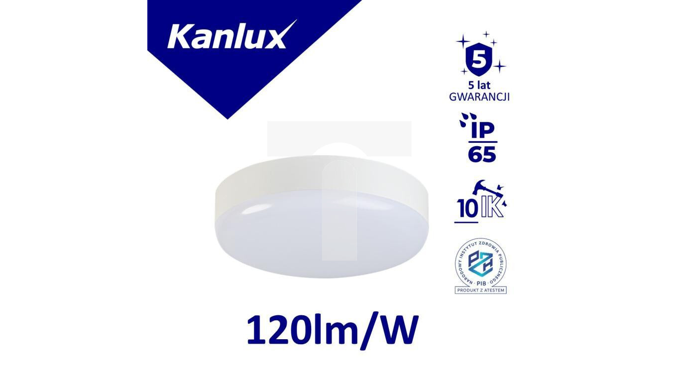 LED ceiling lamp IPER LED 35W-NW-O round 4200lm 4000K IP65 IK10 II class  /T2UK