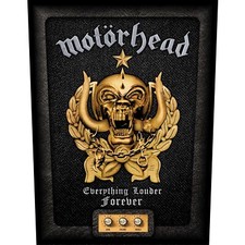 MOTORHEAD official XLG back patch - louder forever