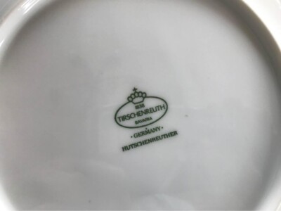 22 Tirschenreuth Baronesse white dinnerware dinner salad bread