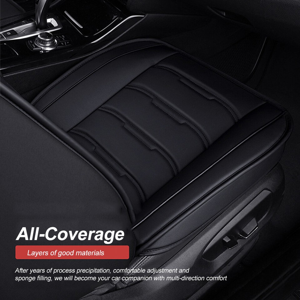 Car SUV Seat Cover Universal PU Leather Front/Rear Seat Cover Split Bench Cover eBay