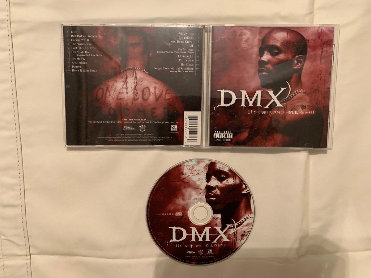 DMX Its Dark & Hell Is Hot OG 1998 CD HTF 90s Def Jam Ruff Ryders