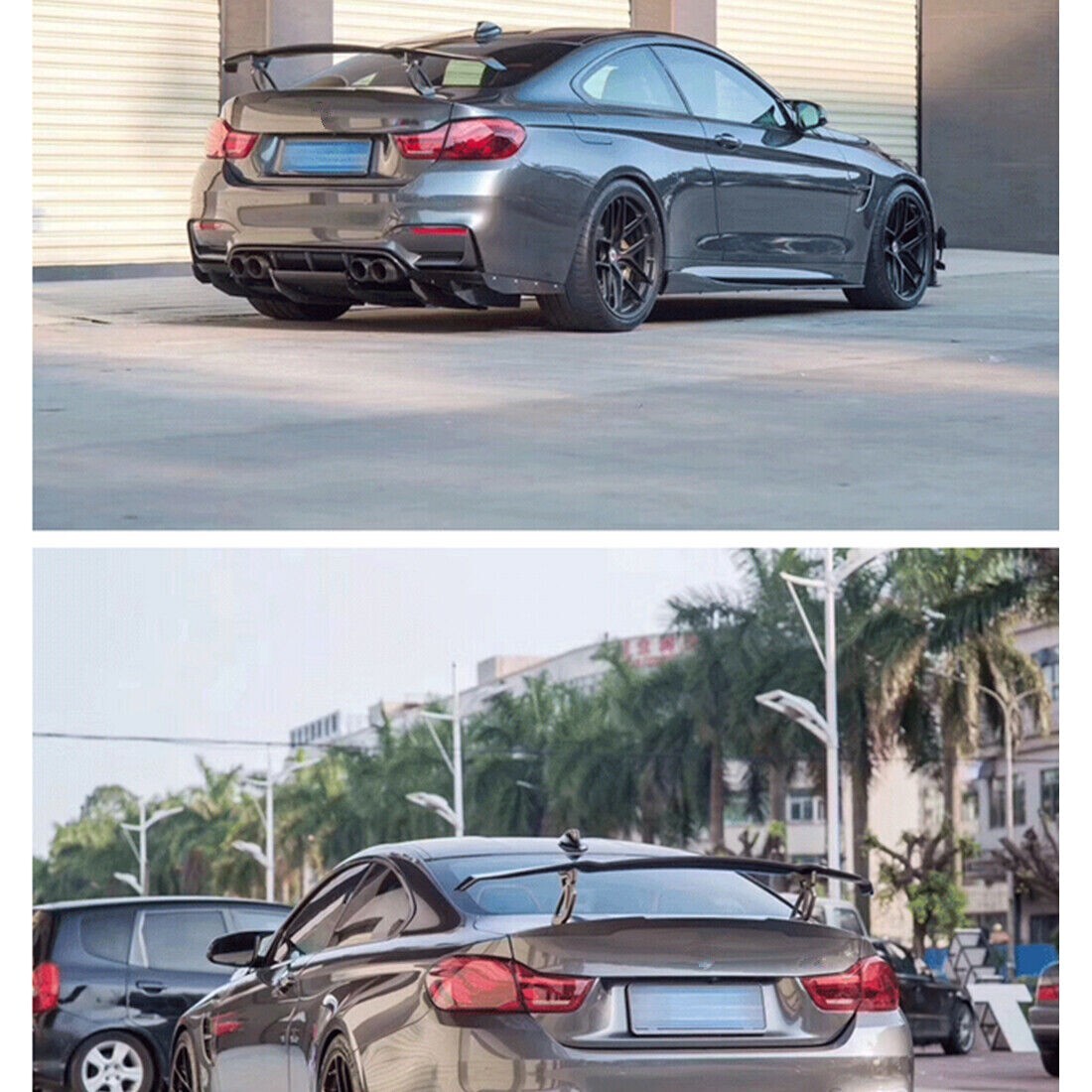 For 2010-20 Rolls-Royce Ghost Gloss GT-Style Trunk Spoiler Wing 56'' Universal
