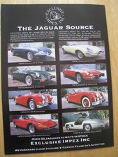 THE JAGUAR SOURCE EXCLUSIVE IMPEX INC CAR STOCK LIST  A4 ADVERT FILE 17