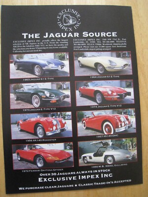 THE JAGUAR SOURCE EXCLUSIVE IMPEX INKL. AUTO LAGERLISTE A4 WERBEDATEI 17