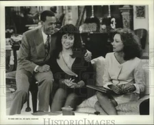 1992 Press Photo Meshach Taylor, Jackee, Dixie Carter on "Designing Women" CBS
