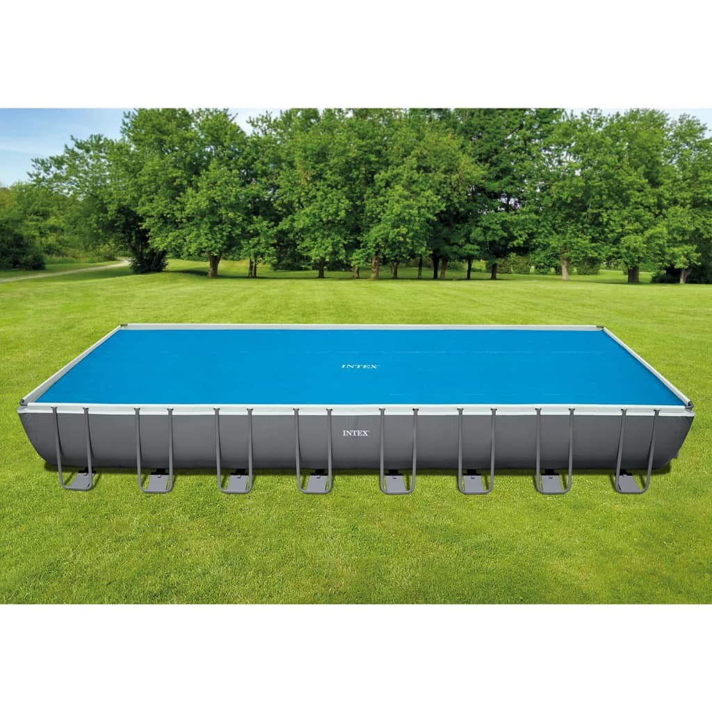 Intex Cubierta Solar Para Piscina Polietileno Multitalla Exterior Patio Agua