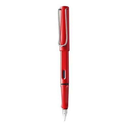Penna Lamy Safari punta fine inchiostro blu Redsera - fusto rosso 1205251