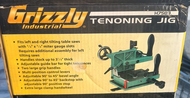 Guide De Tenonnage Grizzly H7583 – Neuf En Boîte, Pour Coupes Précises