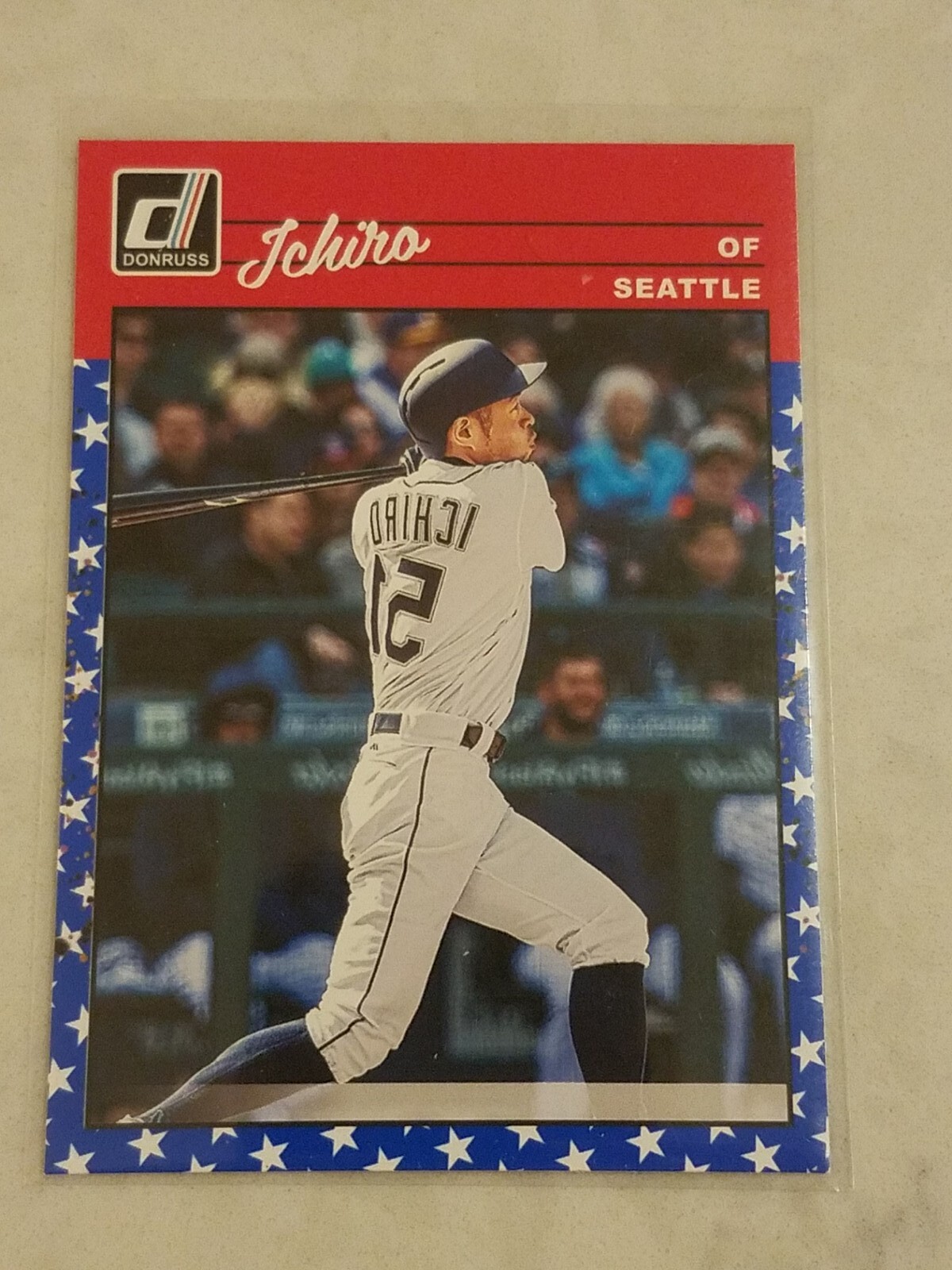 2023 Donruss - Retro Reversal Independence Day #266 Ichiro Seattle Mariners (SP)