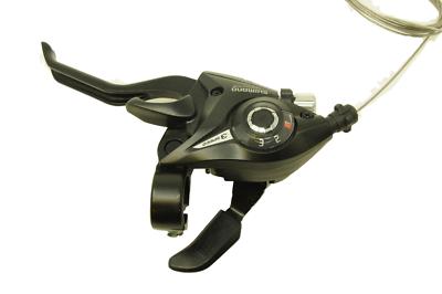 LINKSHÄNDER SHIMANO ALTUS ST-EF51 EZI STI SCHALTHEBEL 3 GANG KOMPLETT MIT BREMSHEBEL