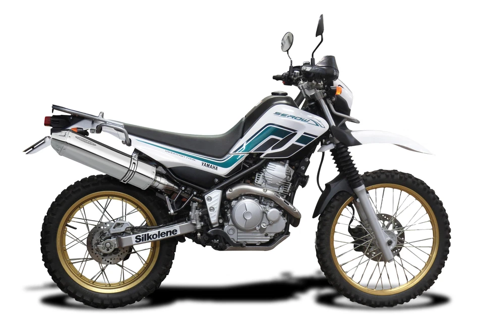 Silenciador de escape Yamaha XT250 08-22 Delkevic Slip on 17" acero inoxidable tri-ovalado Foto 3 de 4