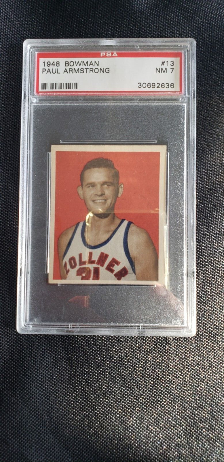1948 Bowman #13 Paul Armstrong Pistons Indiana  PSA 7