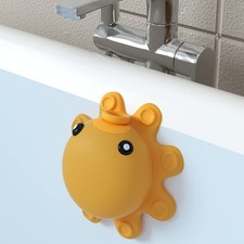Bathtub Overflow Drain Cover Silicone Deeper Soak 1Pc Bath Tub Use