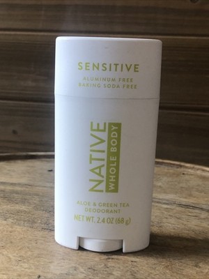 Native Whole Body Deodorant Aloe & Green Tea, Sensitive, 2.4 oz
