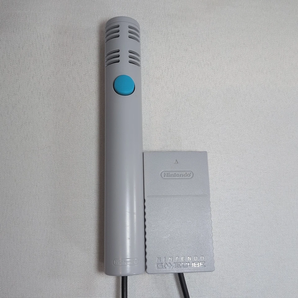 Nintendo Wii & Gamecube Microphone OEM DOL-022 Grey TESTED WORKING - Image 2 of 4