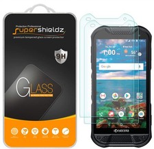 Supershieldz 2 Pack Designed for Kyocera DuraForce Pro 2 Tempered Glass...