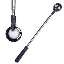 Compact Golf Ball Retriever   9ft Stainless Steel Telescopic Picker with