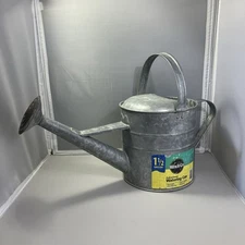Vintage Miracle Gro Galvanized Watering Can With Stem And Rose 1.5 Gallon Rare!