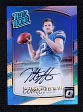 2017 Donruss Optic Rated Rookie Holo Auto 74/99 Nathan Peterman #184 Auto 0d1x