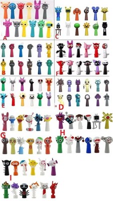 12 Piece Set Sprunki Classic Mini Figures Set - Collectible Horror Game Sprunki