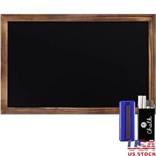 Magnetic Chalkboard Calendar Whiteboard Pine Wood Wall Mount Home Office New