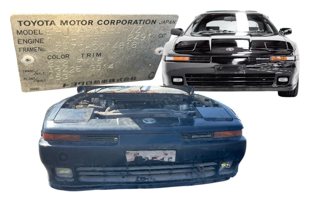 1991 Toyota Supra MK3 JZA70 Speedometer Gauge Cluster manual RHD