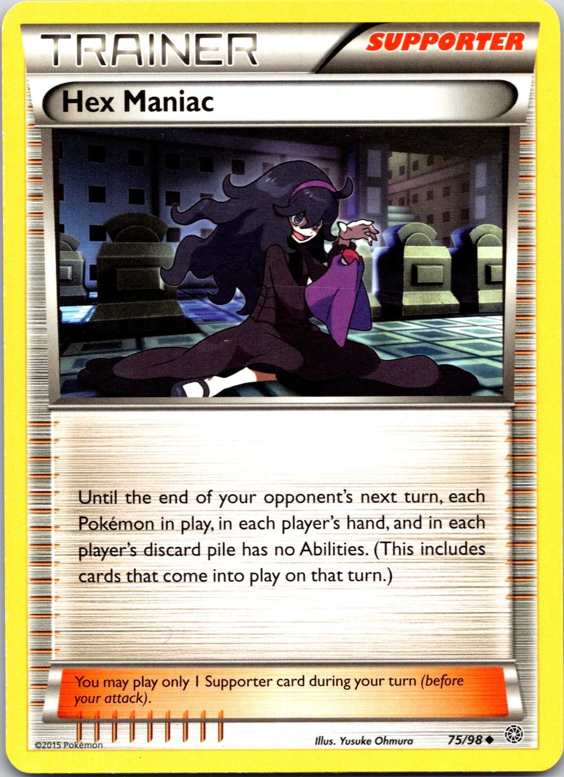 Hex Maniac 75/98 Uncommon Ancient Origins Pokemon LP