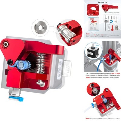 Efficient Dual Gear Extruder with Adjustable Tension for Ender 3 & CR10 Users