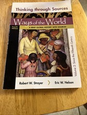 Thinking Through Sources, Vol 2, 4th Ed. by Strayer et al (2018, paperback)
