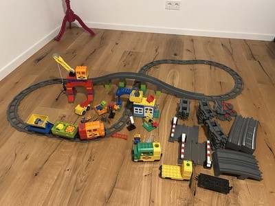 Lego Duplo Eisenbahn 10508 - viele Extra Schienen, Zwei Brücken ohne Anleitung