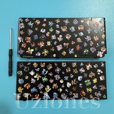New Top  Bottom Cover Shell Faceplate Case For Nintendo New 3DS Pokemon Sprites