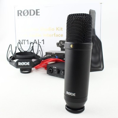 Rode NT1 w Ai1 - Complete Studio Kit with Microphone and USB Audio Interface