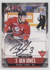 2017-18 Extreme Niagara IceDogs Auto Ben Jones #2 Auto 13o2