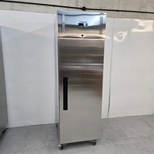 Upright Fridge Single 1 Door Stainless Forced Air Kitchen Chilled Commercial ...