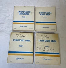 Vintage Lot 4 - 1980 Bell System WE Station Specialties Service Manual Vol. 1 2
