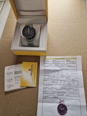 Schöner Delbana Monza Motorsport WR100 Chronograph Herren Armbanduhr