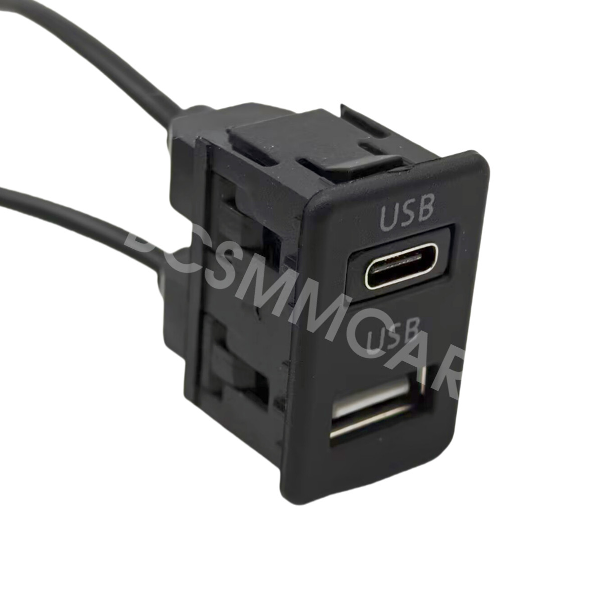 Type C USB Port Panel Extension Cable Adapter For Car SUV Dash Flush Mount 145CM